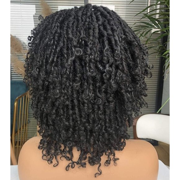 Womens ladies faux locs wig